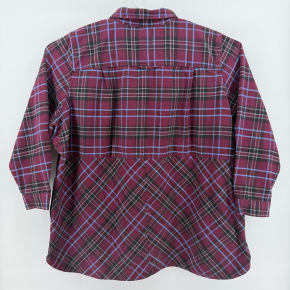 Duluth Trading Company Mens Flannel Shirt Plaid Long Sleeve Button Up 3XL Pocket - Picture 4 of 13